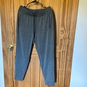 Gray sweatpants